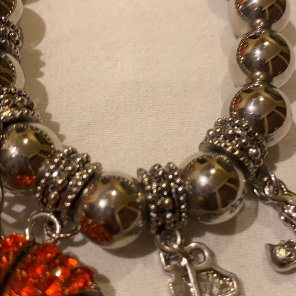 Rhinestone Basketball Bracelet - Picture 14 of 14